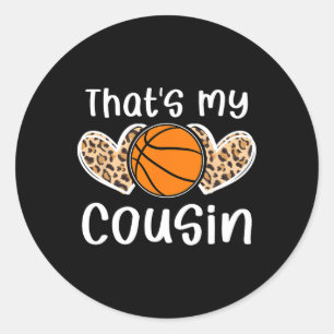 Sticker Rond C'est mon cousin Sketll Cousin Sketll Joueur Cousi