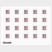 Sticker Rond C'Est Mon Drapeau De Fierté (Feuille)