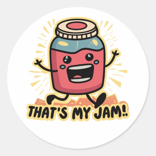 Sticker Rond C'est My Jam ! (Devant)