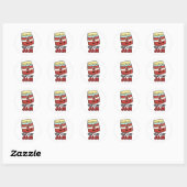Sticker Rond C'est My Jam Funny Jar of Jam Pun (Feuille)
