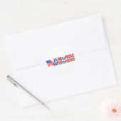 Sticker Rond C'est nous le peuple, pas moi le président (Enveloppe)