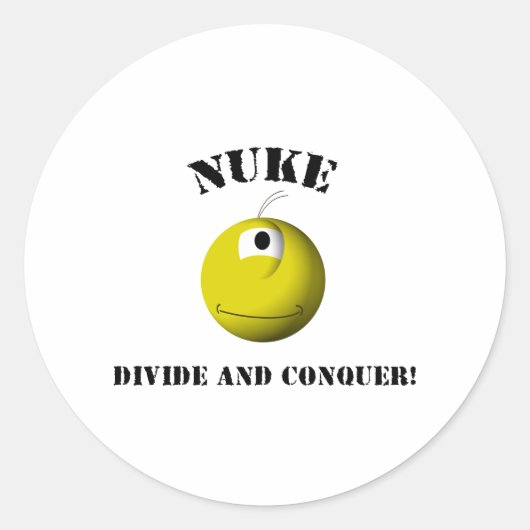 Sticker Rond C'est Nuke ! (Devant)