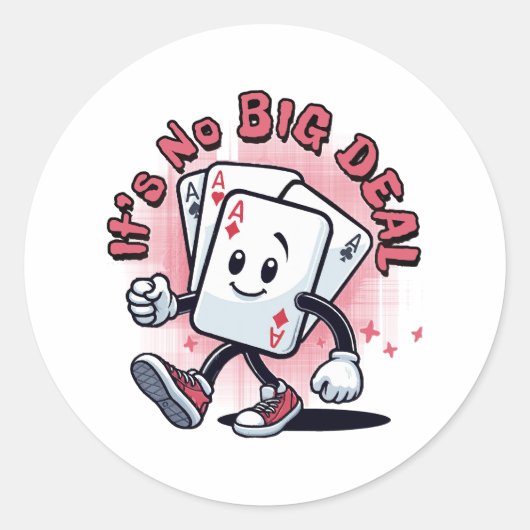 Sticker Rond C'est Pas Grave (Devant)