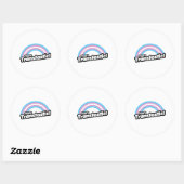 Sticker Rond C'est Transtastique (Feuille)