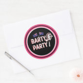 Sticker Rond C'est un Barty Party (Enveloppe)