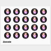 Sticker Rond C'EST UN BOO SHEET, mignon fantôme (Feuille)