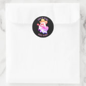 Sticker Rond C'EST UN BOO SHEET, mignon fantôme (Sac)