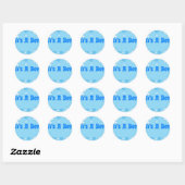 Sticker Rond C'est un garçon_ (Feuille)