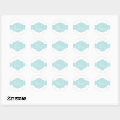 Sticker Rond C'est un Garçon Cupcake Topper/Sticker (Feuille)