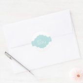 Sticker Rond C'est un Garçon Cupcake Topper/Sticker (Enveloppe)