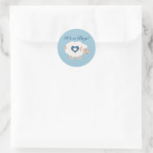 Sticker Rond C'est un garçon ! Mama Sheep (Sac)