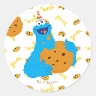 Sticker Rond C'est un Motif de la fête des cookies