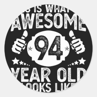 Sticker Rond C'Est Un Super 94 Qui Ressemble À 94Ème