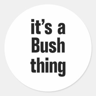 Sticker Rond c'est un truc de brousse