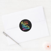 Sticker Rond C'Est Une Chose Que Vous Ne Comprendriez Pas (Enveloppe)