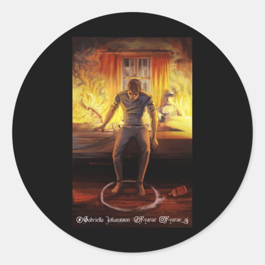 Sticker Rond C'est une de foi (Devant)
