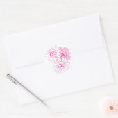 Sticker Rond C'est une fille (Enveloppe)