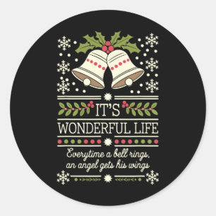 Sticker Rond C'est une Merveilleuse chemise de vie chaque fois 