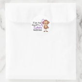 Sticker Rond Cet Enfant appuie la sensibilisation à l'épilepsie (Sac)