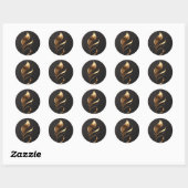 Sticker Rond Cette conception est très belle (Feuille)