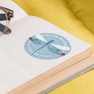 Sticker Rond Cette livre appartient à