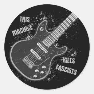 Sticker Rond Cette machine