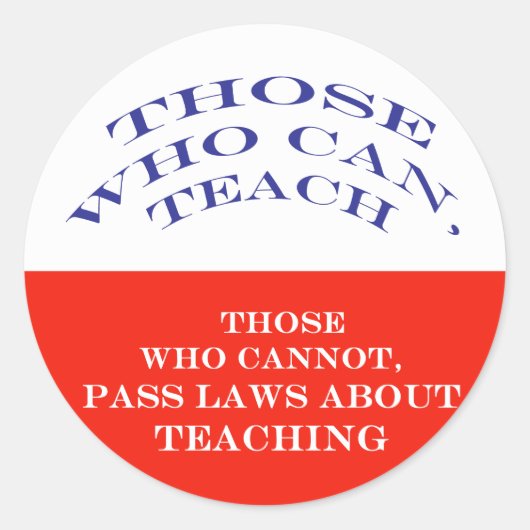 Sticker Rond Ceux qui peuvent (Devant)