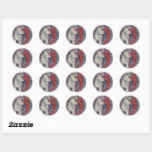 STICKER ROND CEZANNE (Feuille)