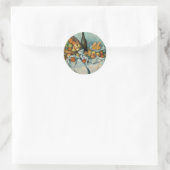Sticker Rond Cezanne Panier Pommes Impressionnisme Art (Sac)