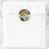 Sticker Rond Cezanne - Pommes et Oranges (Sac)