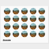 Sticker Rond Cezanne - Riverbanks (Feuille)