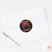 Sticker Rond CH CH...Meow Meow Meow Meow (Enveloppe)
