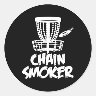 Sticker Rond Chain Smoker Disc Golf