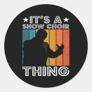 Sticker Rond Chaîne De Chorale De Spectacle I€™S
