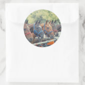 Sticker Rond Chaîne Polo Pony (Sac)