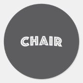 Sticker Rond Chair (Devant)