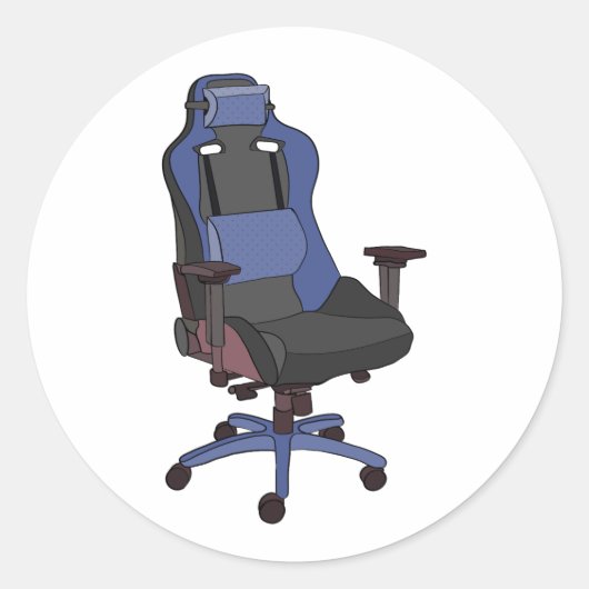 Sticker Rond Chaise de jeu (Devant)