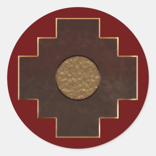 Sticker Rond Chakana Cross (Devant)