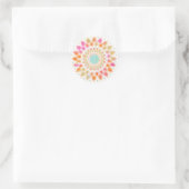 Sticker Rond Chakra Lotus Fleur Mandala (Sac)