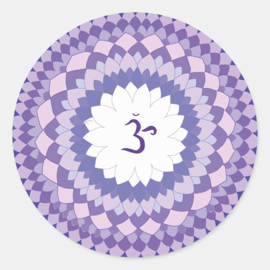 Sticker Rond Chakra mandala (Devant)