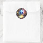 Sticker Rond Chakras | Auras humains | Energy Healer (Sac)
