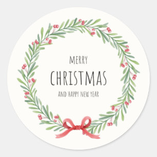 Sticker Rond Chaleureux et délices festifs : un chri charismati