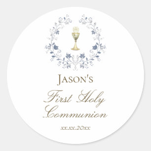 Sticker Rond Chalice de première communion
