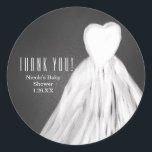 Sticker Rond Chalkboard Mariage robe Fête des mariées Favoriser<br><div class="desc">Chalkboard Mariage Robe Fête des mariées Favoriser Stickers. Éléments correspondants disponibles.</div>
