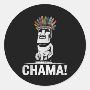 Sticker Rond Chama Fighter Mixed martial art Fan Jjb Boxe Muay 