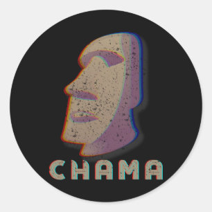 Sticker Rond Chama Fighter Mixed martial art Fan Jjb Boxe Muay