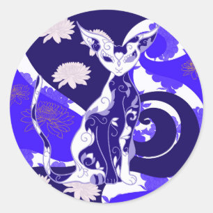 Sticker Rond Chamalion