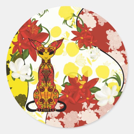 Sticker Rond Chamalion (Devant)