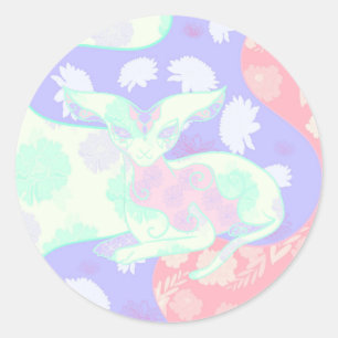 Sticker Rond Chamalion