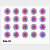 Sticker Rond chambre (Feuille)